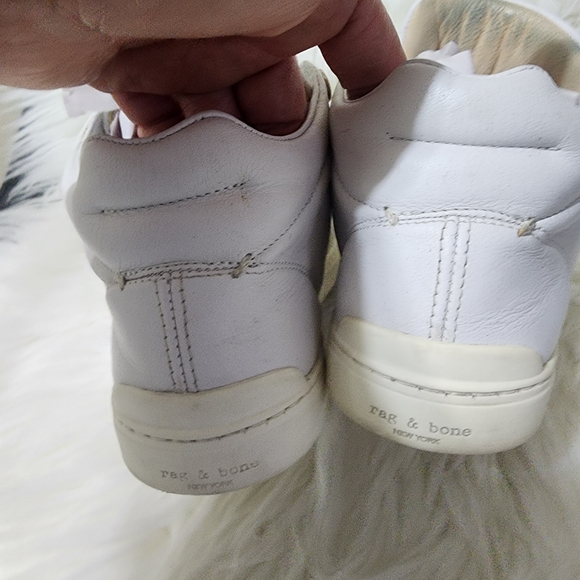 rag & bone White High-Top Sneakers - Picture 5 of 9
